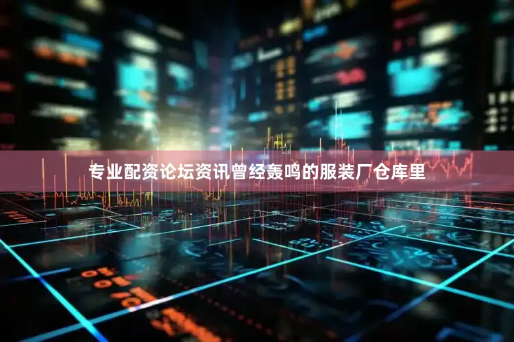 专业配资论坛资讯曾经轰鸣的服装厂仓库里